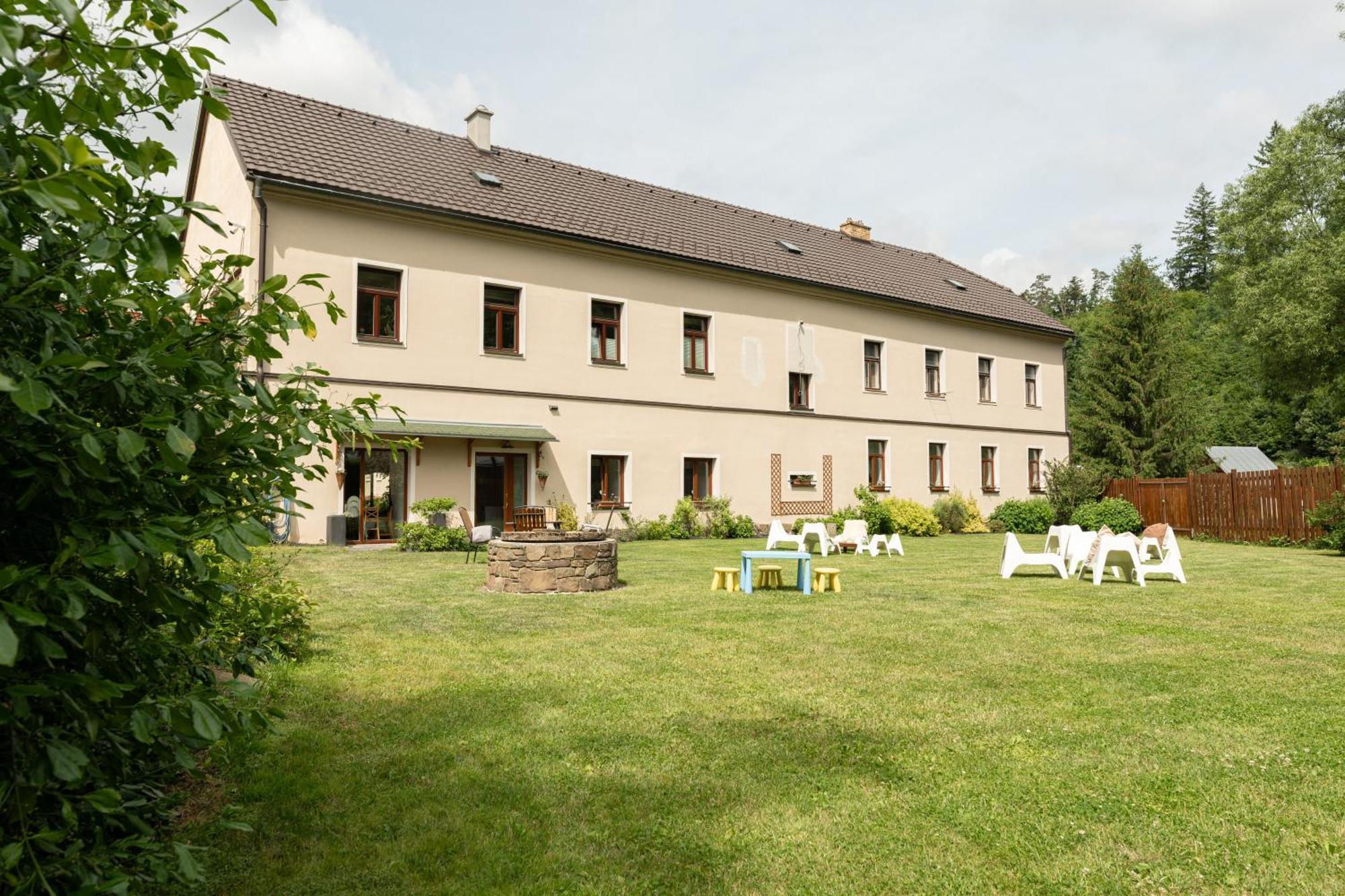 Penzion Stary Pivovar Křtiny Dış mekan fotoğraf
