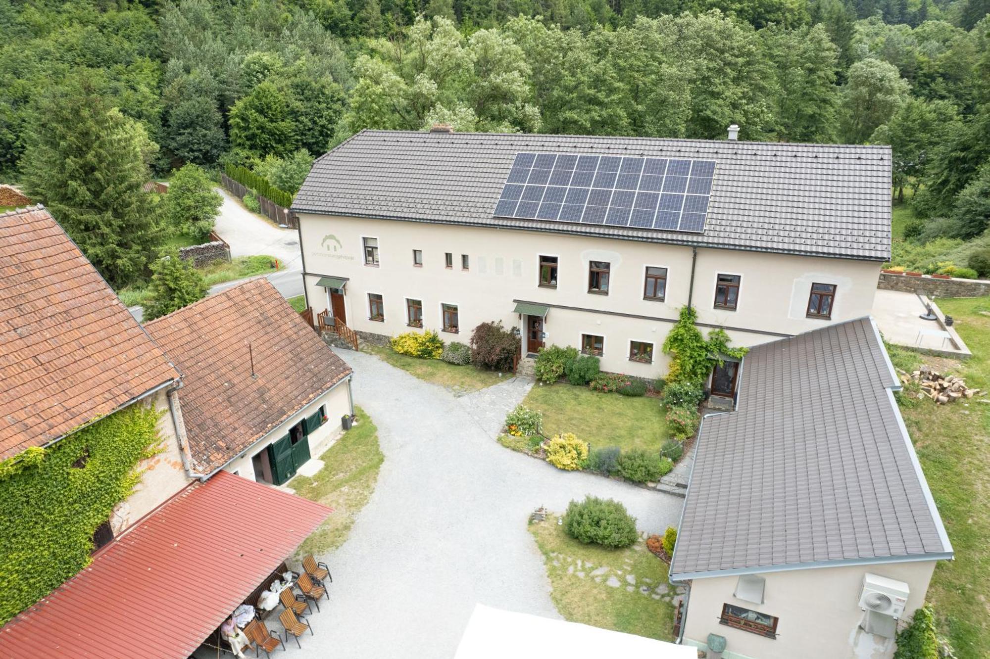 Penzion Stary Pivovar Křtiny Dış mekan fotoğraf